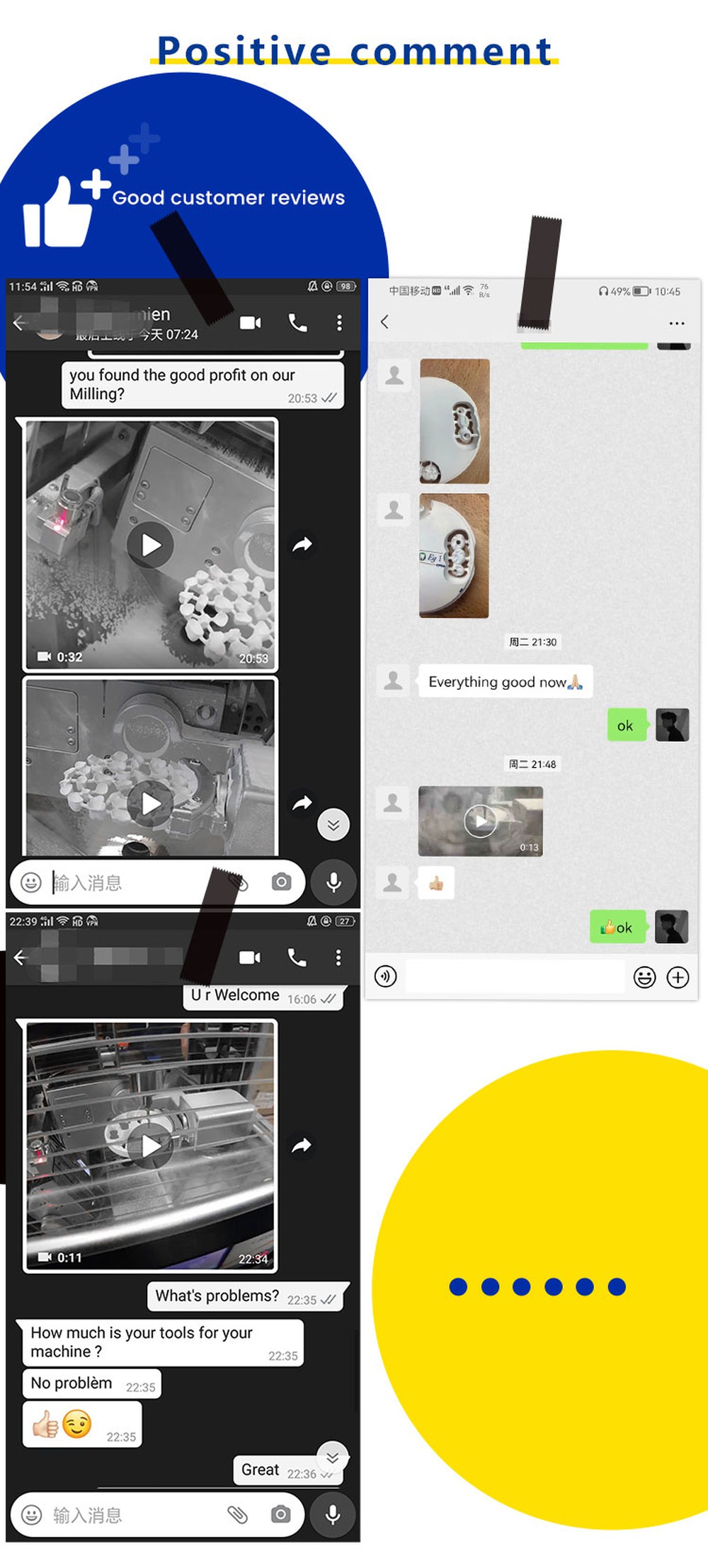 Dental Lab CNC Milling Machine customer feedback Dental Lab CNC Milling Machine customer feedback