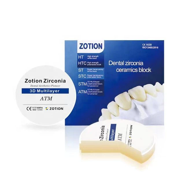 False Teeth Denture Material Dental Zirconia Blank